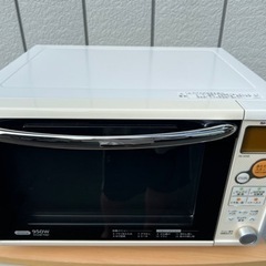■シャープ オーブンレンジ RE-S20B-W■SHARP 電子レンジ 2010年製■縦開き ターンテーブル 白ホワイト系の画像