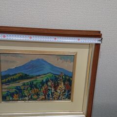 真作保証　中山教道氏(道展会員)　F4号
