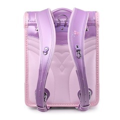 【新品】女の子ランドセル リボンモデル 超軽量 撥水加工 6年保証 全国送料無料 スクールバック 小学生通学カバン ラベンダー③の画像
