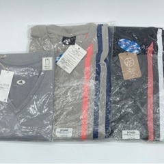 未使用■メンズ■Ｔシャツ■スリーブレス■３点セット■４Ｌ