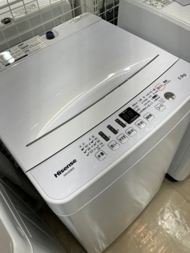 Hisense?コンパクトサイズ?5.5kg洗濯機8309