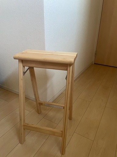 無印良品竹材折りたためるスツール (ヒロ) 庄内緑地公園の椅子