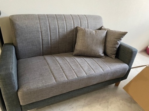 新品未使用　2人用ソファー　コンパクト