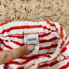 agnes.b shipsボーダーレギンスセットの画像