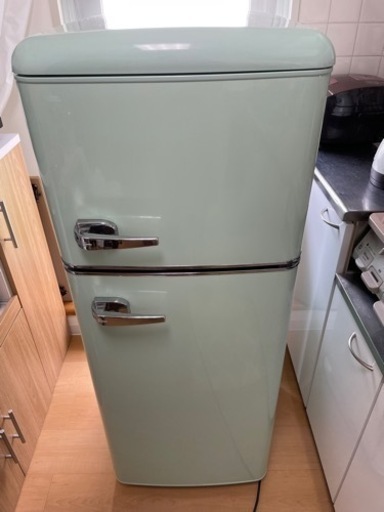 【交渉中】【値下げしました】冷蔵庫 114L おしゃれ ライトグリーン