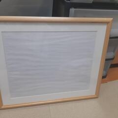 木製額縁　ホリデイ半切　美品の画像