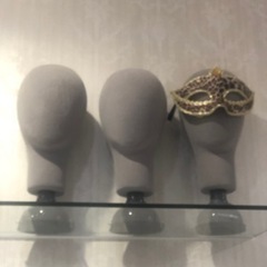 ヘッドマネキン‼️使い道色々ですね、3個セットです‼️