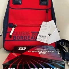 【新品・未使用品】クランクシューズバッグ&ゴルフボール1ダースの画像