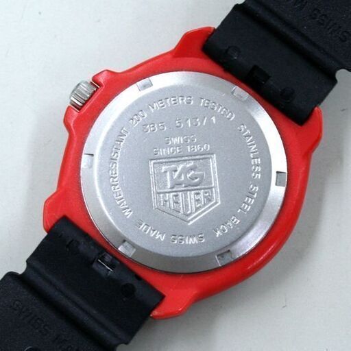 本物 TAG HEUER 385.513/1 フォーミュラ1 ホワイト文字盤 クオーツ デイト 3針 ダイバーズウォッチ タグホイヤー 札幌市 清田区 平岡 Ｔ