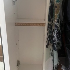 ニトリ　鏡台　ホワイト　椅子付きの画像