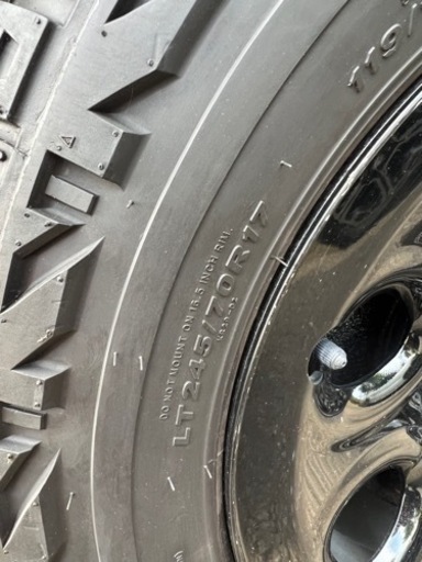 245/70r17 深溝　タイヤのみ