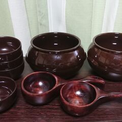 超お買得(美品)マッコリ壺セットの画像