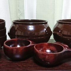 超お買得(美品)マッコリ壺セットの画像