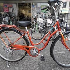 中古自転車２６４３　２６インチ　６段ギヤ　ダイナモライト *車体...