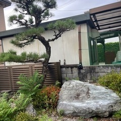 大きな庭石