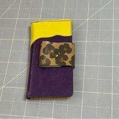 GALAXY S9用　レザースマホケース　ハンドメイド