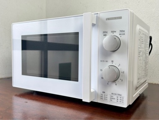 お引取り限定 極美品 22年製 YAMADA ヤマダ電機 17L 単機能電子レンジ YMW-M17JW5