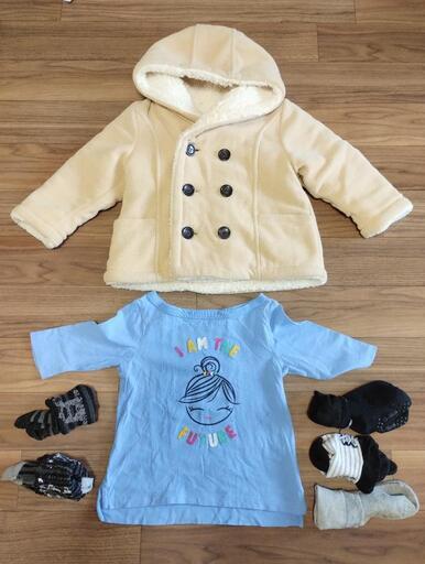 女の子80㌢サイズまとめ売り サイズ80 冬物 まとめ売り ベビー服 子供服 女の子 (プロフ必読