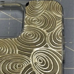 iPhone12/12Pro用  スマホケース　革　ハンドメイド　試作品/B品の画像