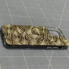 iPhone12/12Pro用  スマホケース　革　ハンドメイド　試作品/B品の画像