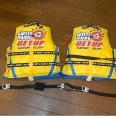 【決まりました】ライフジャケット　子ども用　✖️2の画像