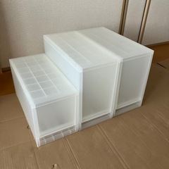 無印良品 ポリプロピレン追加用ストッカー 3点セット