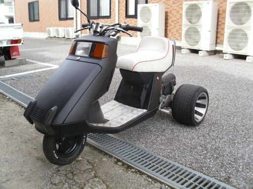 目立つ１台！ 稀少！旧車　ホンダ ストリーム改(マッドブラック)　チャンパー付き　前後アルミホイル　バーハン ミニカー仕様◆彦根市～ 目立つ1台！ 稀少！旧車ホンダ ストリーム改(マッドブラック