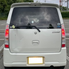 スズキ SUZUKI ワゴンR スティングレー 白 4WD 4AT スタッドレス 車検令和6年4月8日まで！の画像