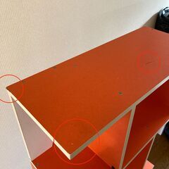 レトロな棚　S字ディスプレイラックの画像