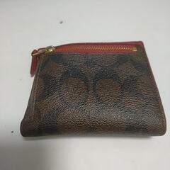 コーチ　財布　赤　COACHの画像