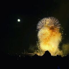 長良川花火場所取りがてらのお茶