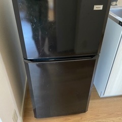 ハイアール(Haier)製 2ドア冷蔵庫 JR-N106E 引き...