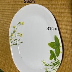 CORELLE花柄大皿
