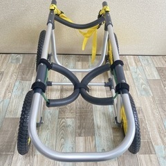 中型犬用 四輪車椅子 歩行器 あご乗せパーツ付きの画像