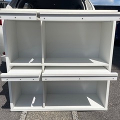 マガジンラック　本棚　ホワイト　白　ベルメゾンの画像