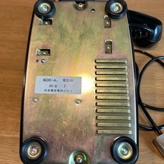 [決まりました] ⭐︎御値下げ　　昭和レトロ　黒電話　600-A2 日本電信電話公社　箱付きの画像