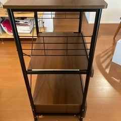 棚（レンジラック、定価1万、1年使用）差し上げますの画像