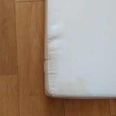 【無料】正方形 厚手 プレイマット(60×60cm 厚み5cm) もとの色はアイボリー 6枚セットの画像