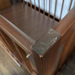 ミッフィーベビーベッド　120ｘ70の画像