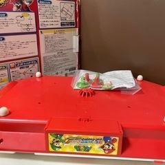 スーパーマリオ　ストライクエアホッケー　取扱説明書付き　おうちでゲームセンター気分で遊べる♪の画像