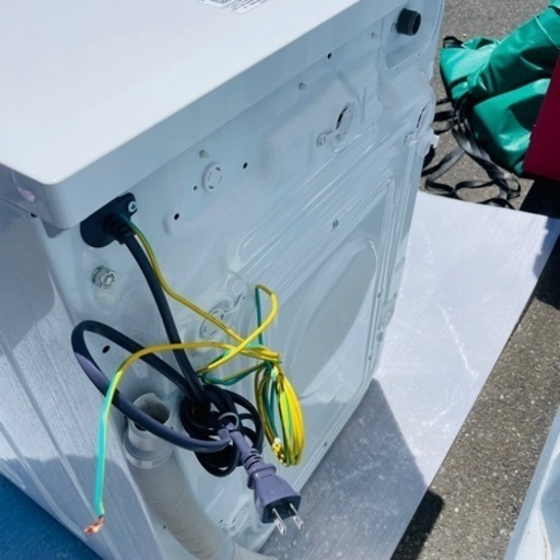 激安美品✨2019年製　AQUA お湯ドラム式洗濯機　設置?