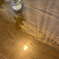 天然木ダイニングテーブルセットの画像