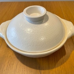 【無印良品】軽量土鍋 白釉・3〜5人用