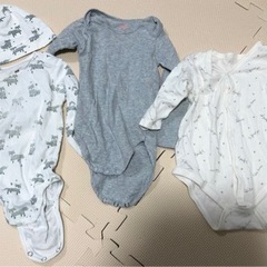 ベビー服3枚　H&Mなど　70-80 6-9M 
