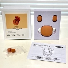 3coins ミニワイヤレスイヤホン （オレンジ）