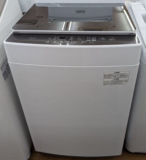 ☆ジモティー割引有り☆IRIS OHYAMA 10kg洗濯機 KAW-100A 2021年製　ag-ad277