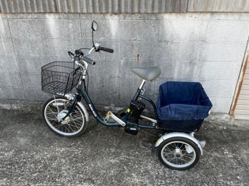 美品！フランスベッド　リハテック　電動アシスト三輪自転車