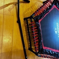 ADKING室内トランポリン 補助手すり付き 大型115cm【耐荷重150kg】の画像