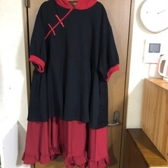 favorite うさ耳 パーカーワンピース チャイナ服の画像