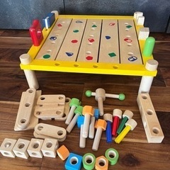 iam toy 大工さんセット　カーペンターテーブル
